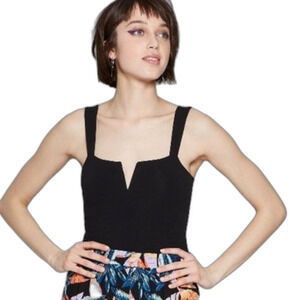 Wild Fable Black Bodysuit Small